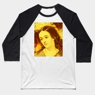 Margaret Fuller Golden Portrait | Margaret Fuller artwork 11 Baseball T-Shirt